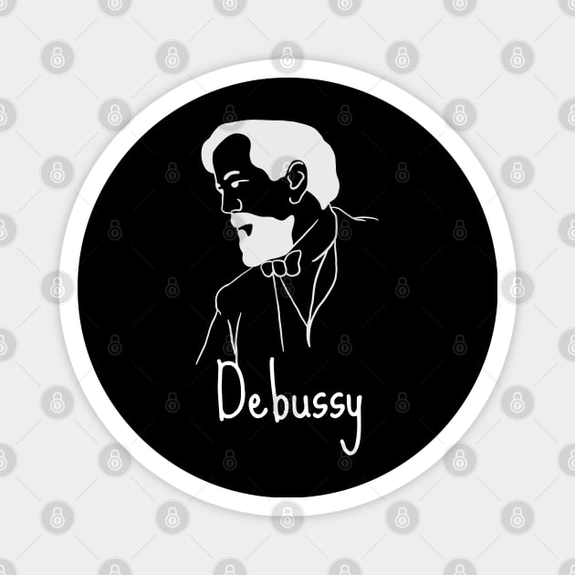 Debussy - French Classical Music Composer Magnet by isstgeschichte